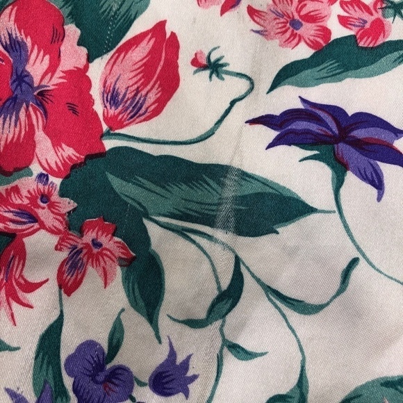 Vtg Sleep Solutions Floral Pattern Silky Robe - Picture 8 of 9